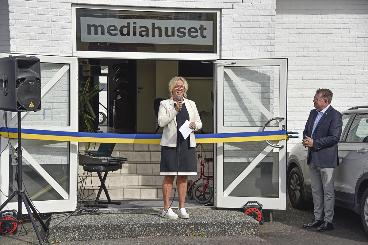 Kommunalråd invigde nya Mediacentret