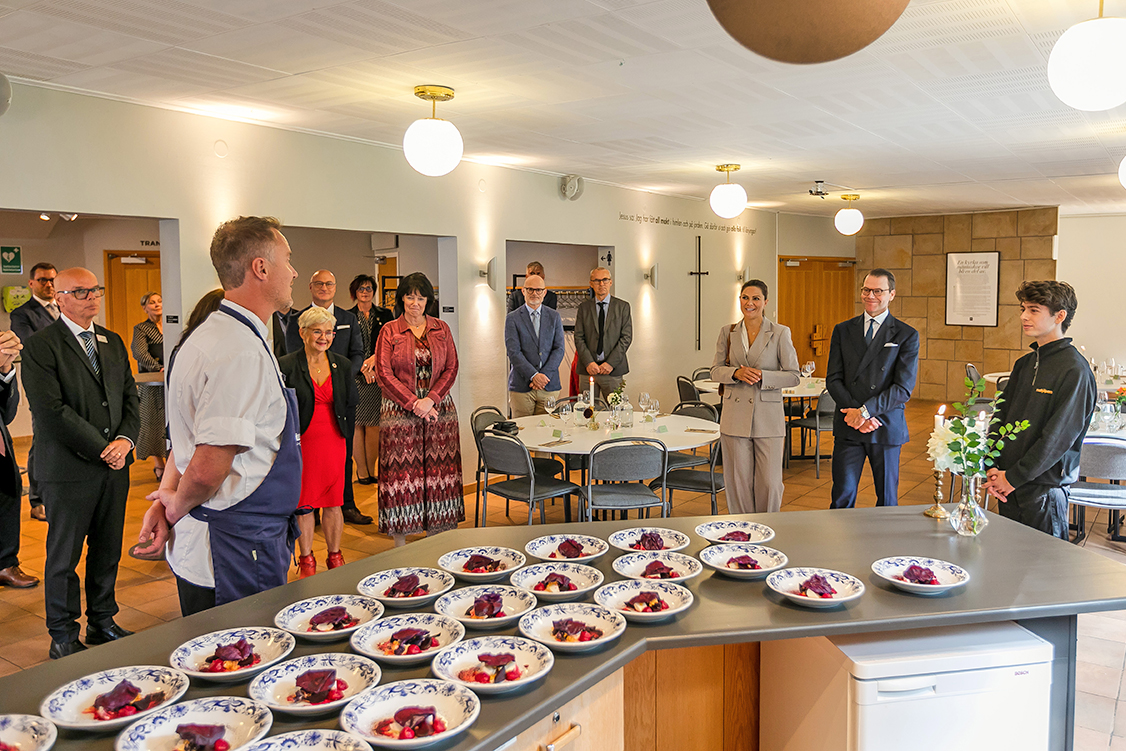 Mathjälpen hade kungligt besök