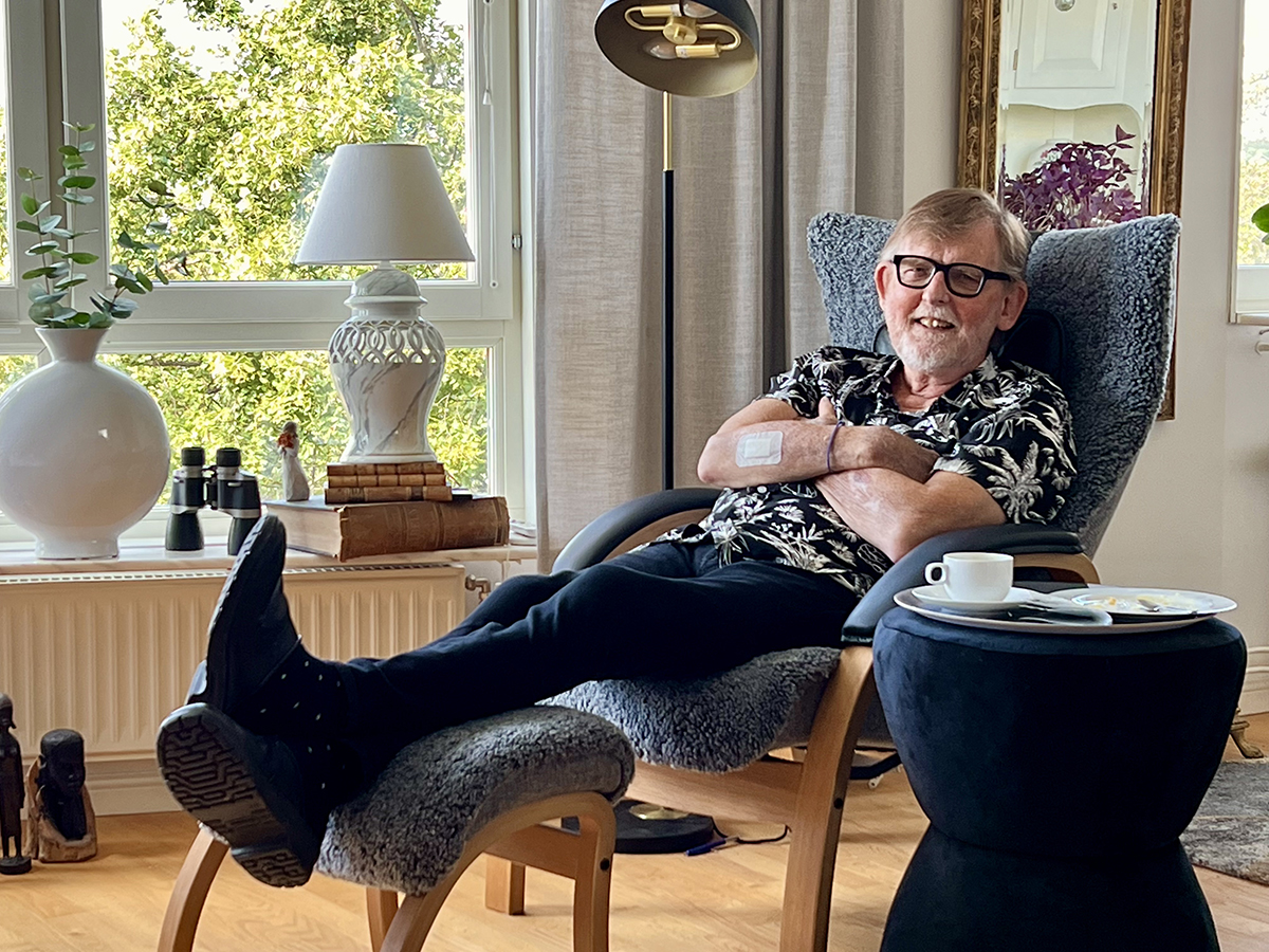 Stefan Claar efter njurtransplantationen: ”Jag har en sådan livslust”